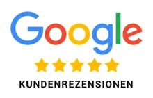 5,0 von 5 Sternen bei Google Kundenrezensionen